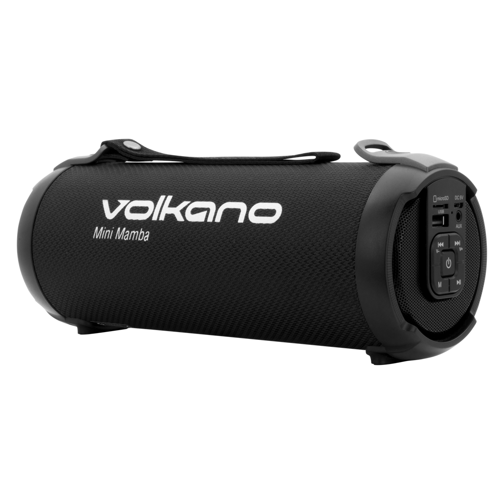 Volkano Mini Mamba Series Bluetooth Speaker - Black