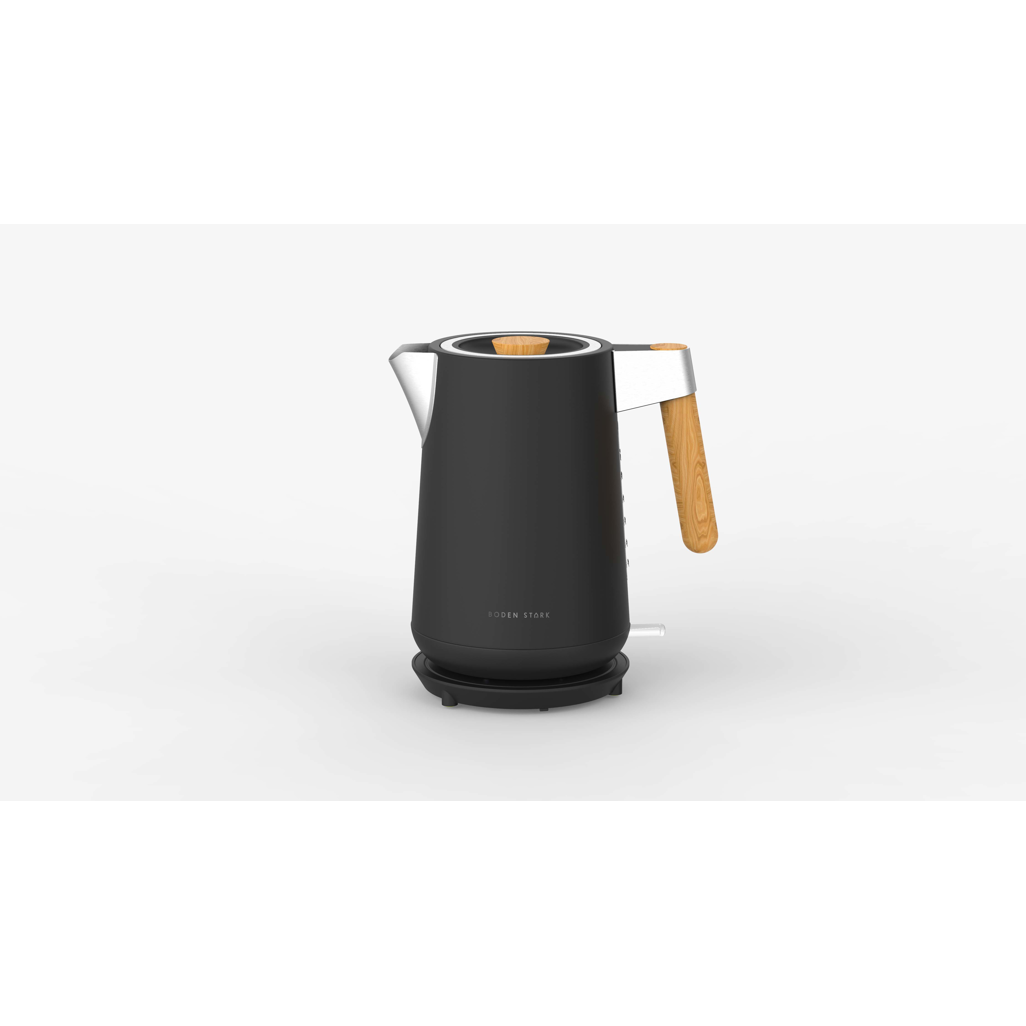 Boden Stark Anson Collection 1.7l 2000w Stainless Steel Kettle - Black - Image 2