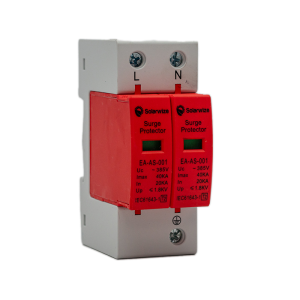 AC LIGHTENING AND SURGE PROTECTOR 2P (L+N) FOR DB BOARD DIN 40KVA CLASS 2 275VAC