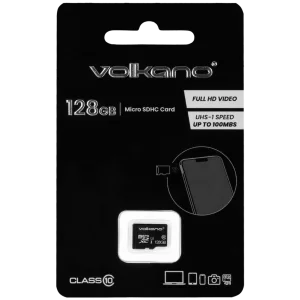Volkano Micro Series Micro SD Card 128gb - Class 10