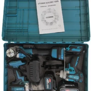 FUENTE - 3 Piece Impact Wrench Drill Angel Grinder Power Tool Set