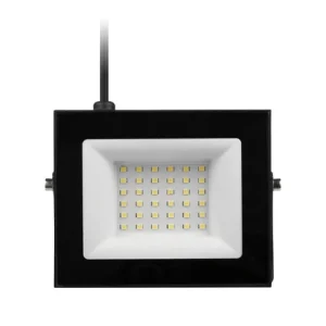 Switched Classic 30W LED Flood Light Black